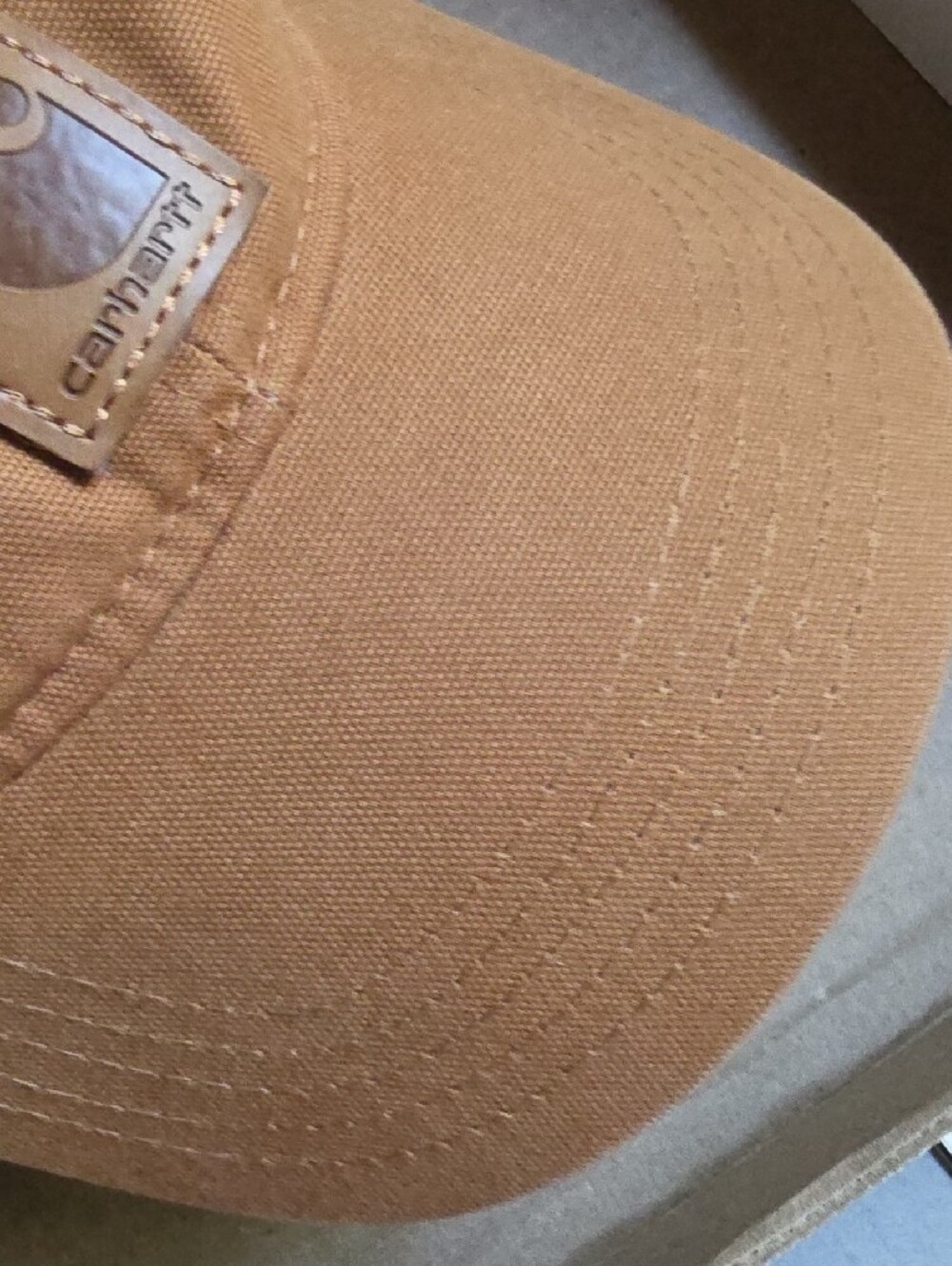 Carhartt Men’s Brown/Tan Workwear Logo Cap - Picture 8 of 12